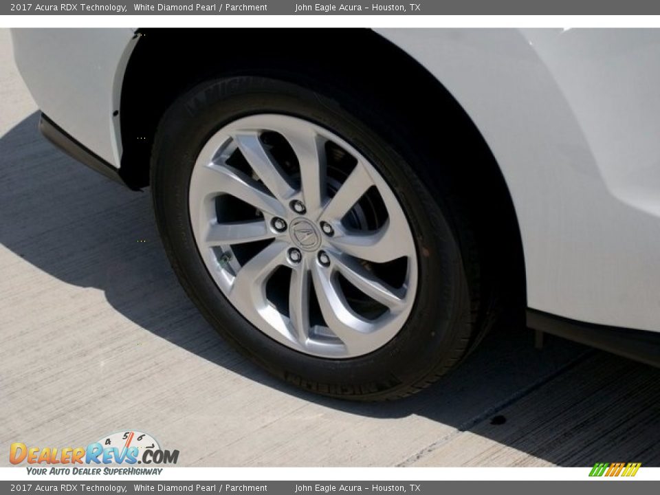 2017 Acura RDX Technology White Diamond Pearl / Parchment Photo #10