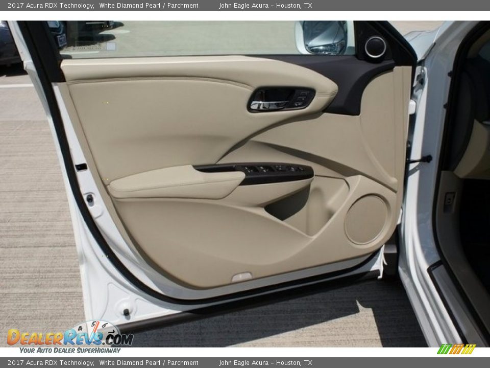 2017 Acura RDX Technology White Diamond Pearl / Parchment Photo #13