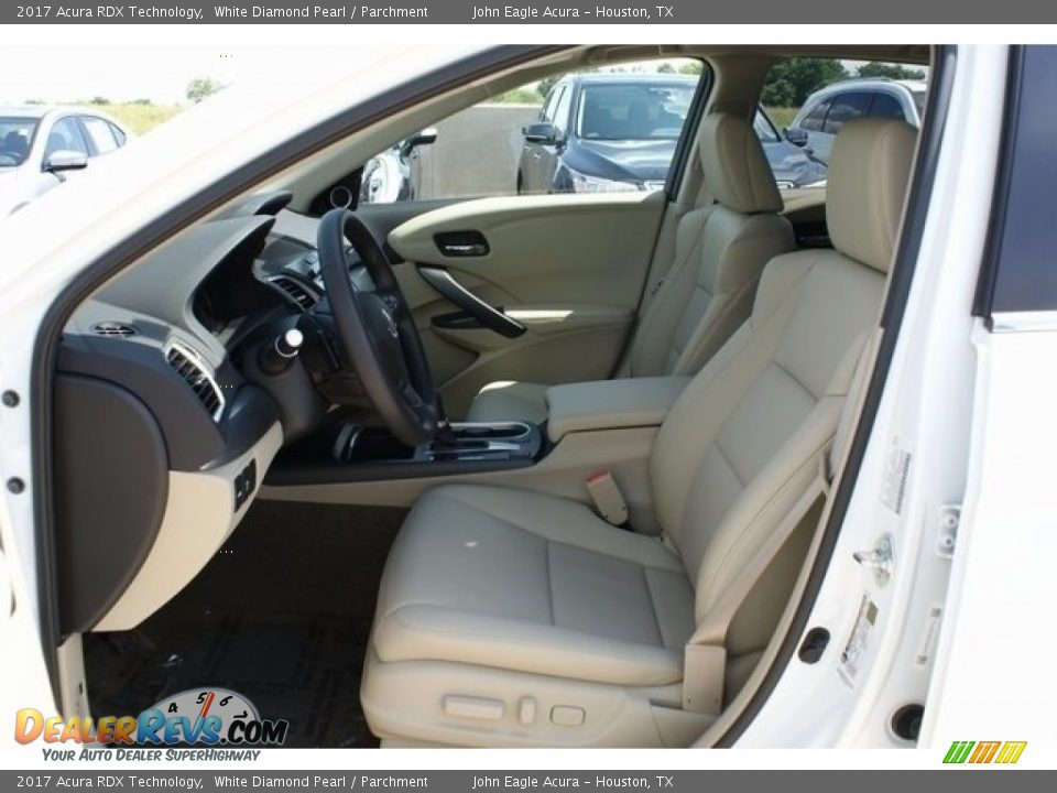 2017 Acura RDX Technology White Diamond Pearl / Parchment Photo #14