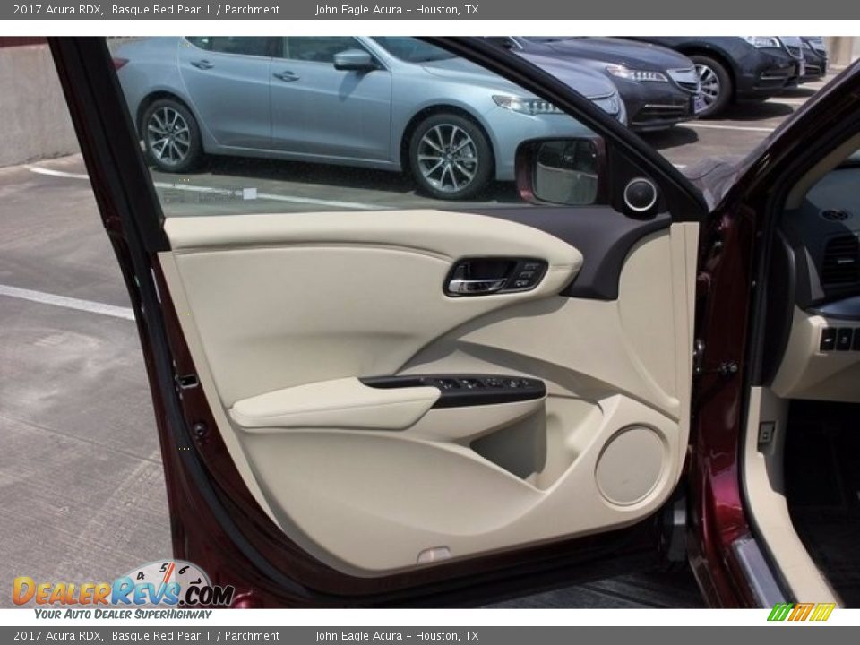 2017 Acura RDX Basque Red Pearl II / Parchment Photo #11