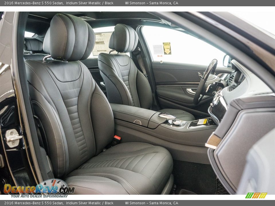 2016 Mercedes-Benz S 550 Sedan Iridium Silver Metallic / Black Photo #2