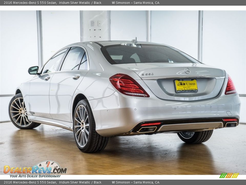 2016 Mercedes-Benz S 550 Sedan Iridium Silver Metallic / Black Photo #3
