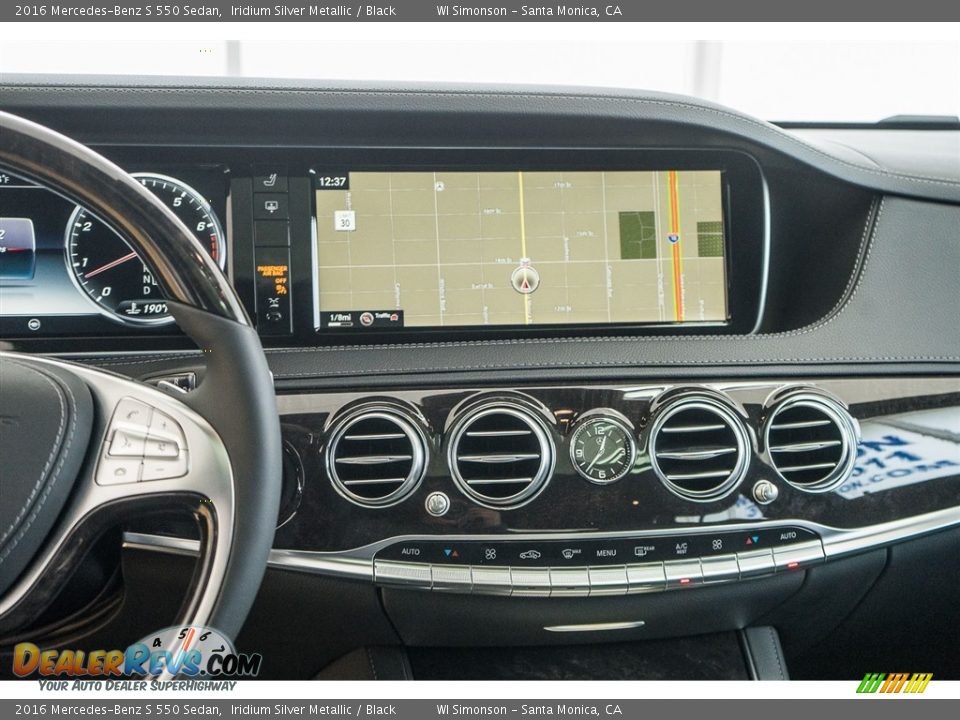 2016 Mercedes-Benz S 550 Sedan Iridium Silver Metallic / Black Photo #6
