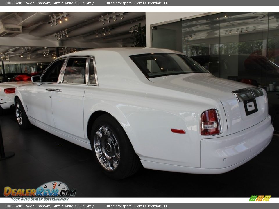 2005 Rolls-Royce Phantom Arctic White / Blue Gray Photo #4
