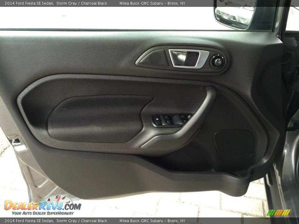 2014 Ford Fiesta SE Sedan Storm Gray / Charcoal Black Photo #12