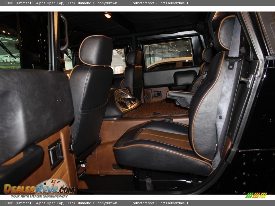 Rear Seat of 2006 Hummer H1 Alpha Open Top Photo #10