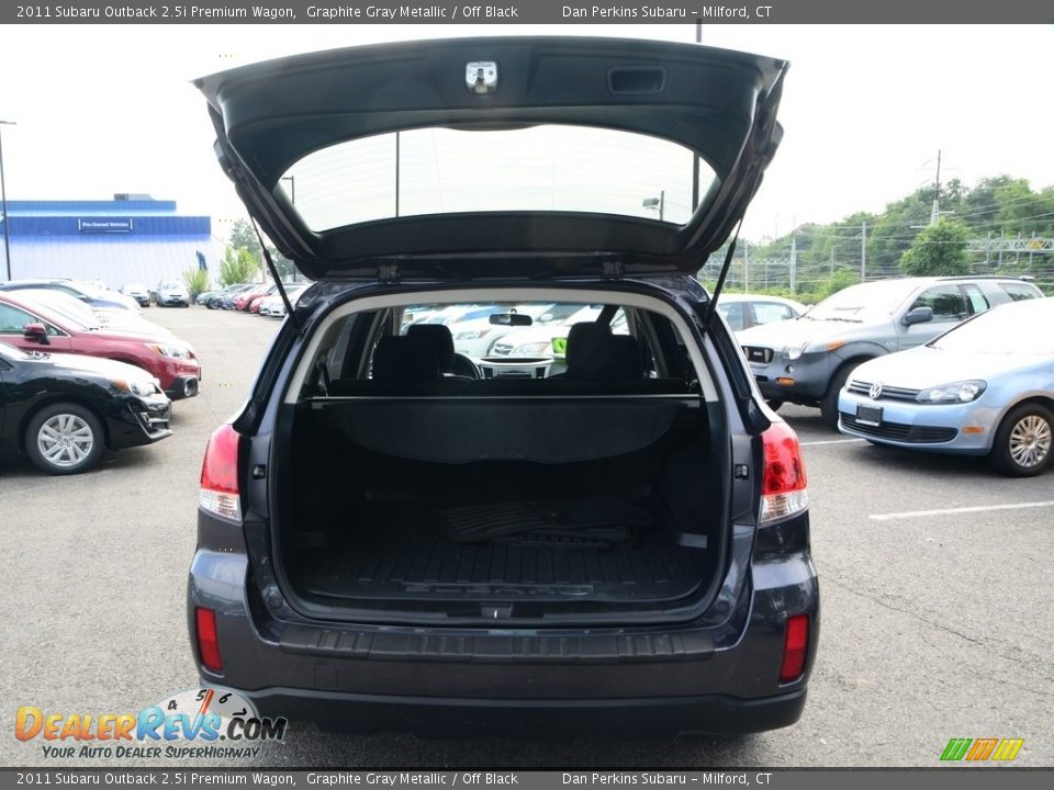 2011 Subaru Outback 2.5i Premium Wagon Graphite Gray Metallic / Off Black Photo #8