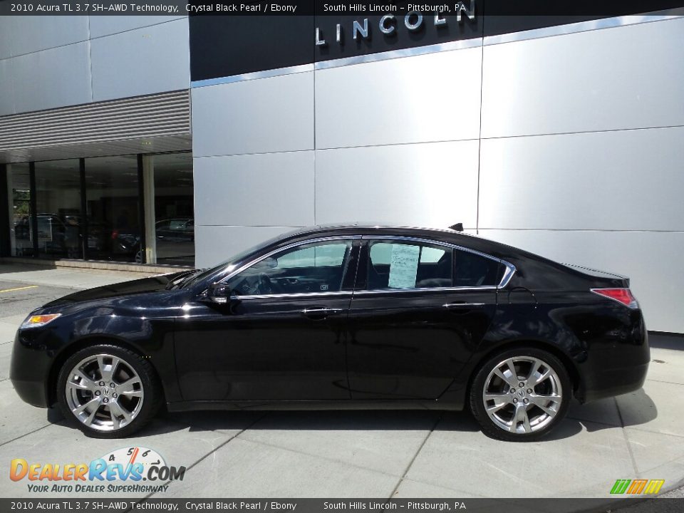 2010 Acura TL 3.7 SH-AWD Technology Crystal Black Pearl / Ebony Photo #3