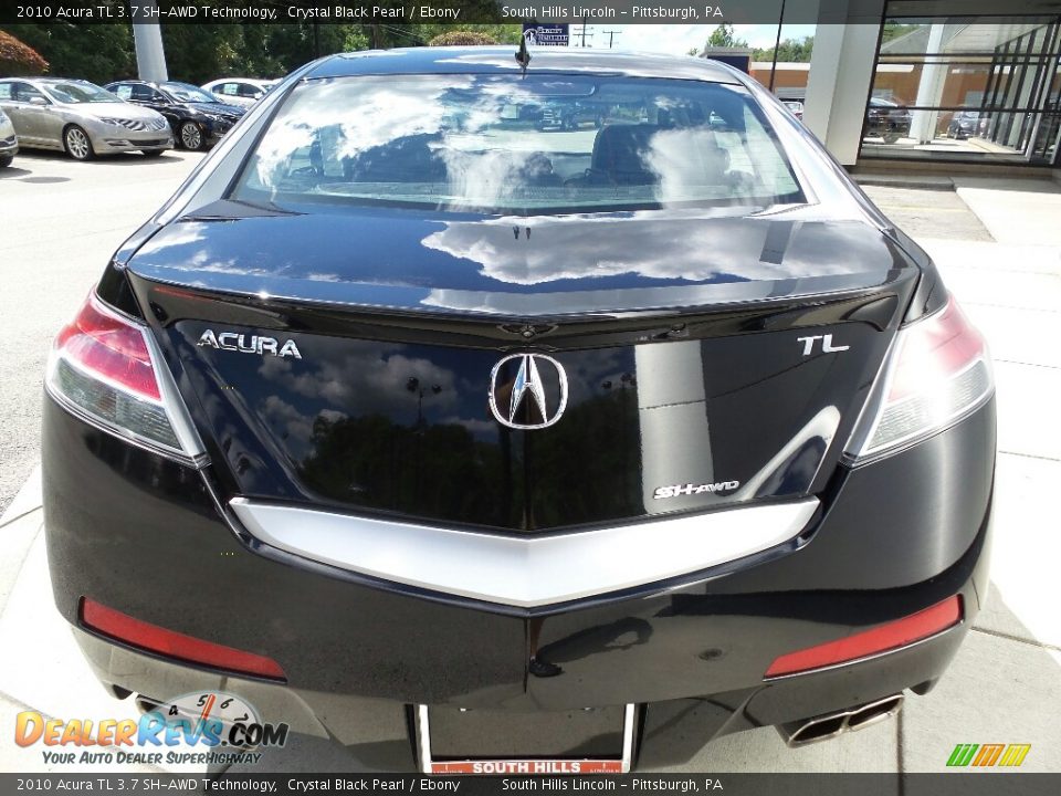 2010 Acura TL 3.7 SH-AWD Technology Crystal Black Pearl / Ebony Photo #4