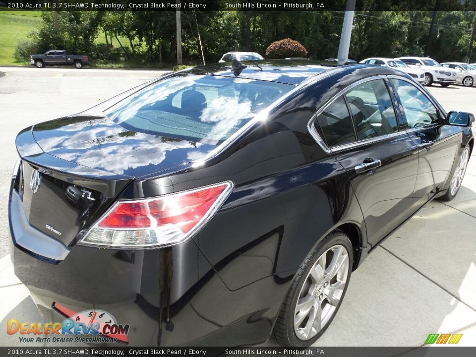 2010 Acura TL 3.7 SH-AWD Technology Crystal Black Pearl / Ebony Photo #5