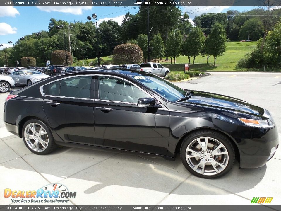 2010 Acura TL 3.7 SH-AWD Technology Crystal Black Pearl / Ebony Photo #6