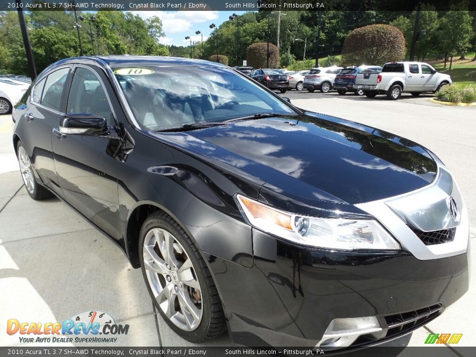 2010 Acura TL 3.7 SH-AWD Technology Crystal Black Pearl / Ebony Photo #7