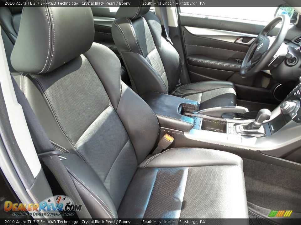 2010 Acura TL 3.7 SH-AWD Technology Crystal Black Pearl / Ebony Photo #10