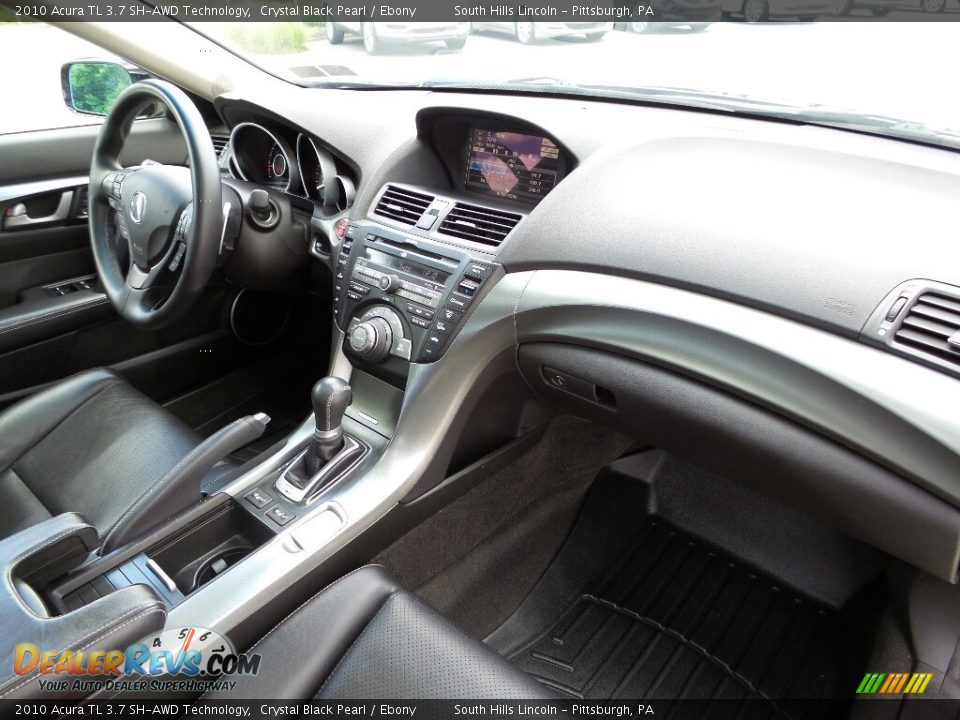 2010 Acura TL 3.7 SH-AWD Technology Crystal Black Pearl / Ebony Photo #12