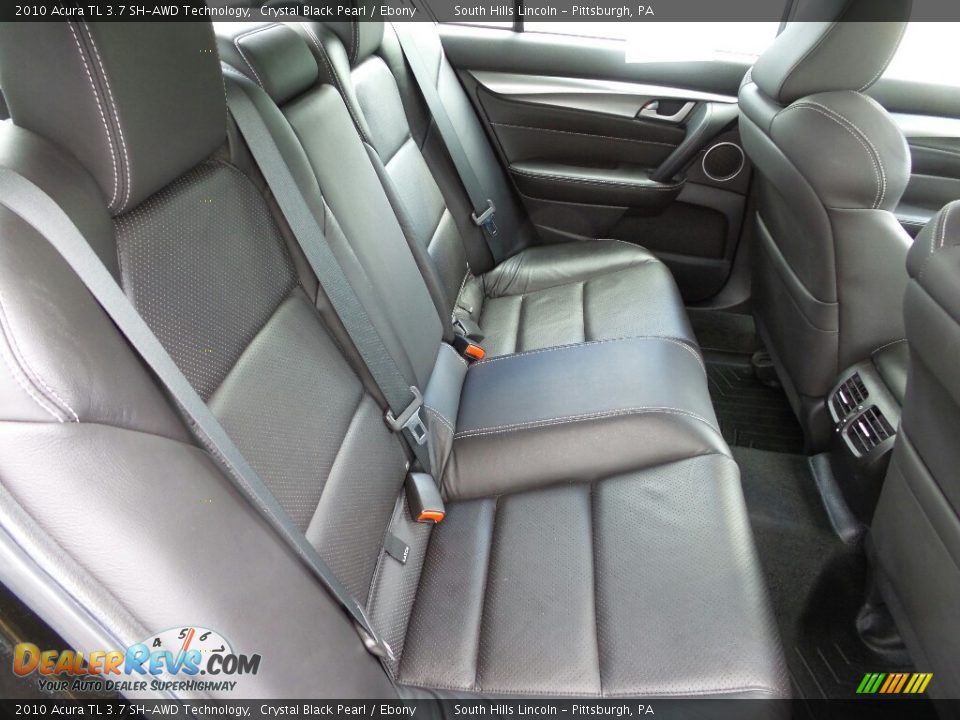 2010 Acura TL 3.7 SH-AWD Technology Crystal Black Pearl / Ebony Photo #13