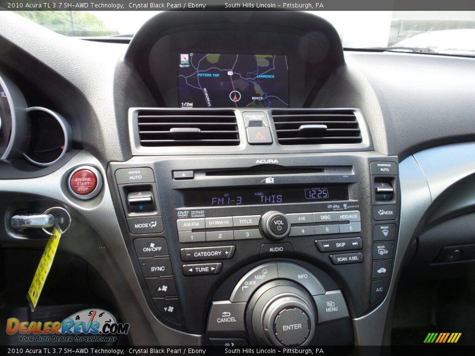2010 Acura TL 3.7 SH-AWD Technology Crystal Black Pearl / Ebony Photo #14