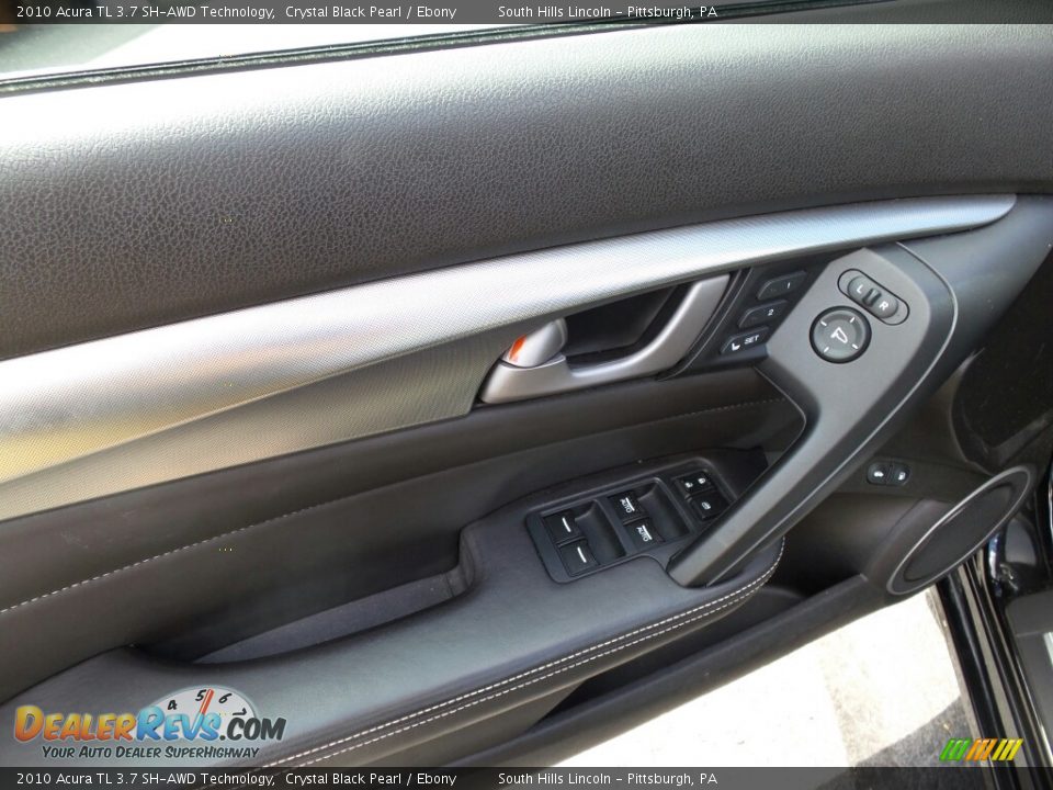 2010 Acura TL 3.7 SH-AWD Technology Crystal Black Pearl / Ebony Photo #17