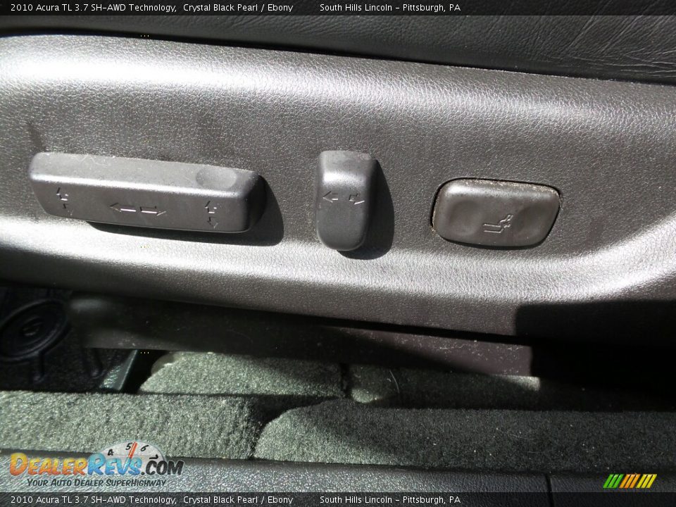 2010 Acura TL 3.7 SH-AWD Technology Crystal Black Pearl / Ebony Photo #18