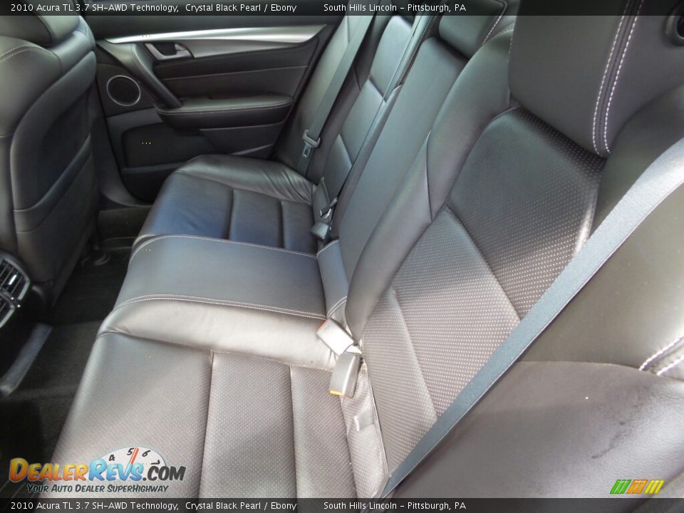 2010 Acura TL 3.7 SH-AWD Technology Crystal Black Pearl / Ebony Photo #20
