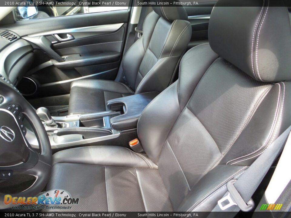 2010 Acura TL 3.7 SH-AWD Technology Crystal Black Pearl / Ebony Photo #21