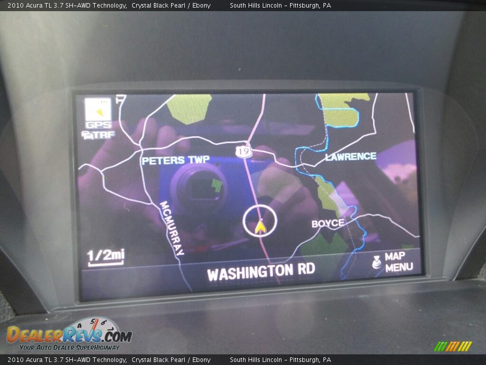 2010 Acura TL 3.7 SH-AWD Technology Crystal Black Pearl / Ebony Photo #22