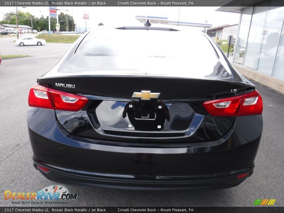 2017 Chevrolet Malibu LS Mosaic Black Metallic / Jet Black Photo #6