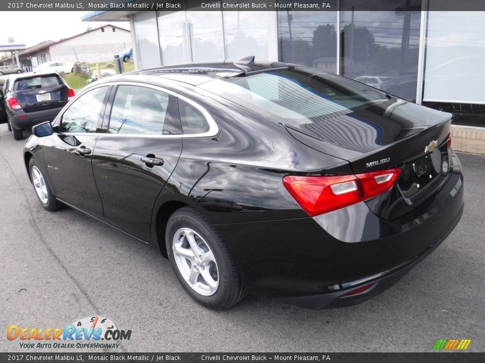 2017 Chevrolet Malibu LS Mosaic Black Metallic / Jet Black Photo #7