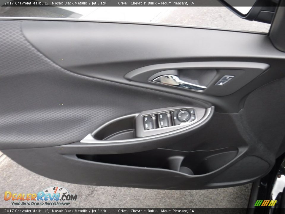 2017 Chevrolet Malibu LS Mosaic Black Metallic / Jet Black Photo #8