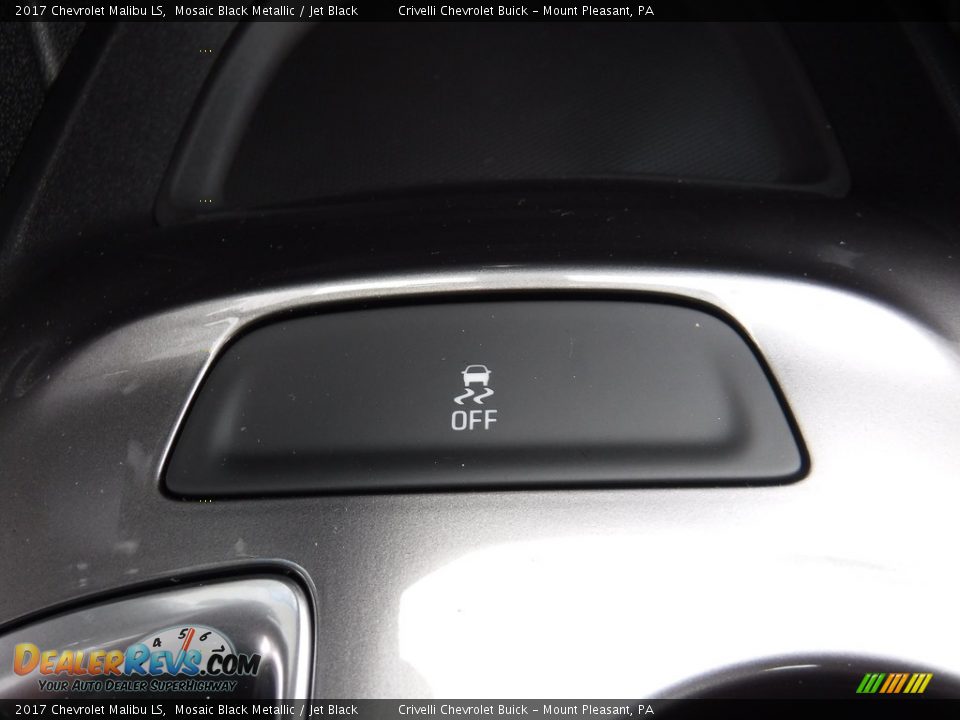 2017 Chevrolet Malibu LS Mosaic Black Metallic / Jet Black Photo #15