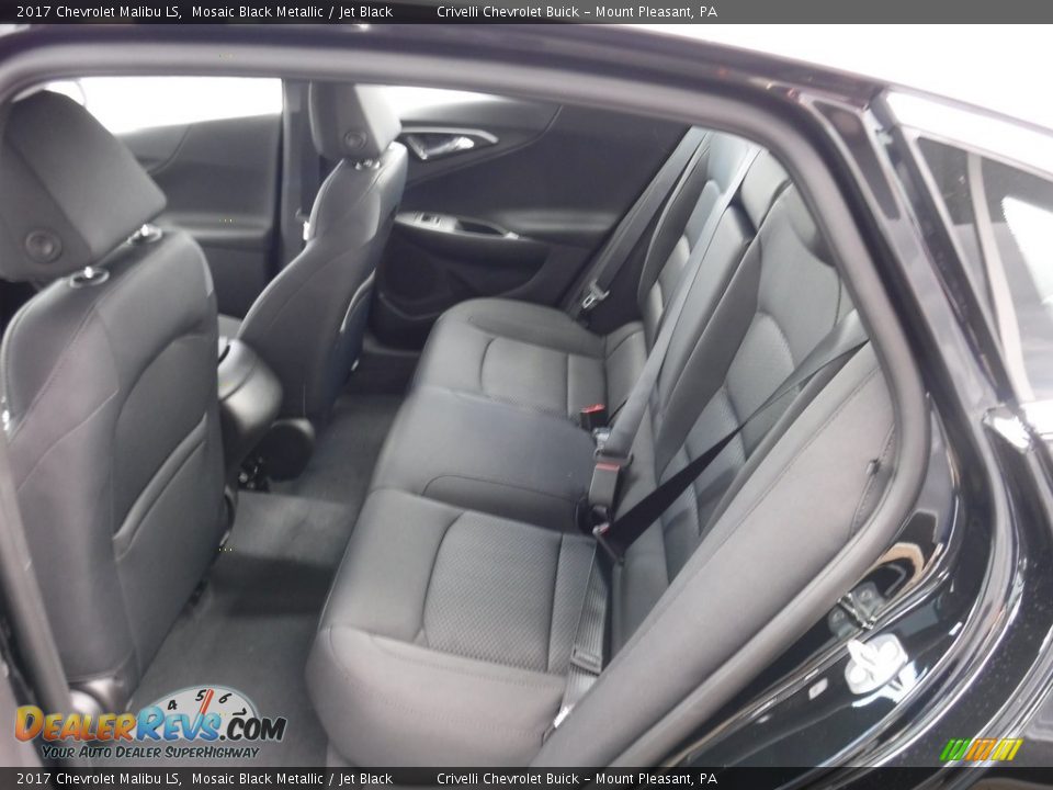 2017 Chevrolet Malibu LS Mosaic Black Metallic / Jet Black Photo #17