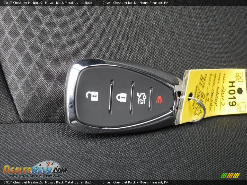 2017 Chevrolet Malibu LS Mosaic Black Metallic / Jet Black Photo #19