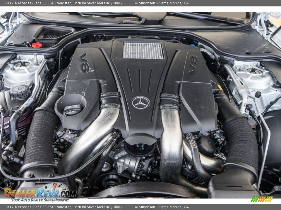 2017 Mercedes-Benz SL 550 Roadster 4.7 Liter DI biturbo DOHC 32-Valve VVT V8 Engine Photo #9