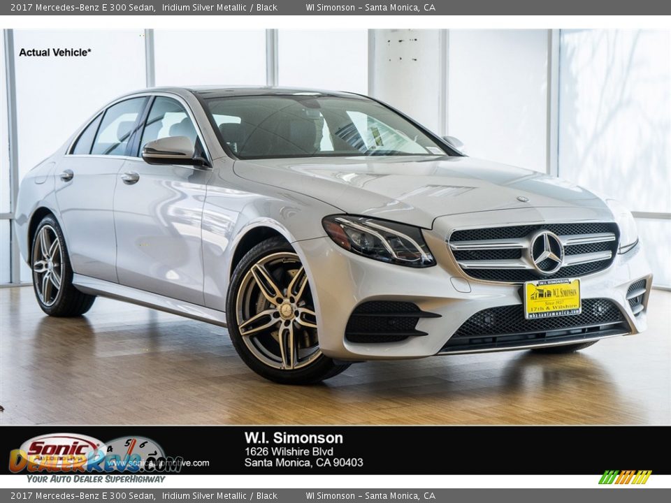 2017 Mercedes-Benz E 300 Sedan Iridium Silver Metallic / Black Photo #1