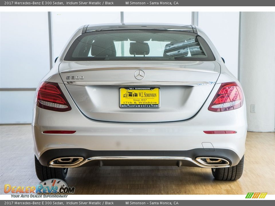 2017 Mercedes-Benz E 300 Sedan Iridium Silver Metallic / Black Photo #4