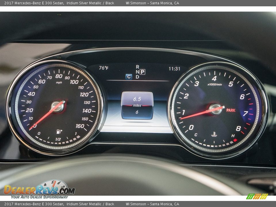 2017 Mercedes-Benz E 300 Sedan Iridium Silver Metallic / Black Photo #6