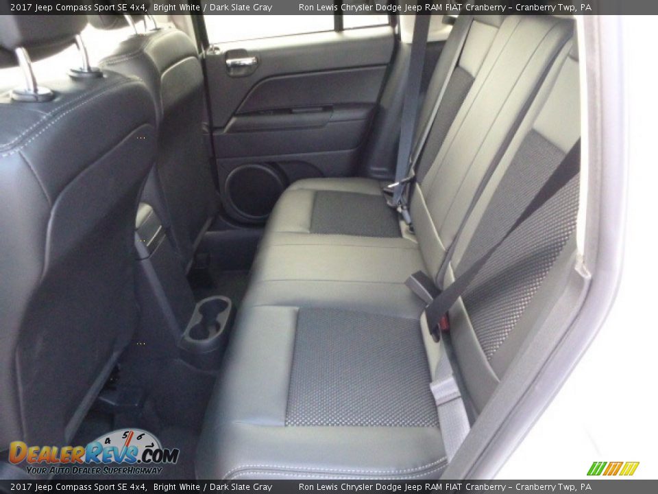 Rear Seat of 2017 Jeep Compass Sport SE 4x4 Photo #4
