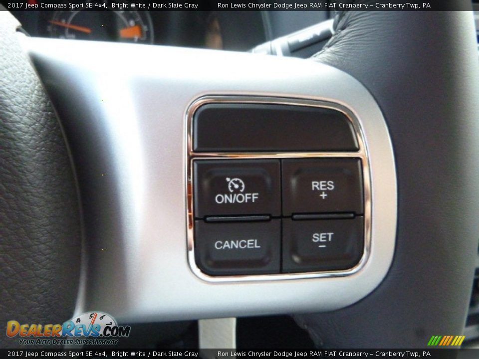 2017 Jeep Compass Sport SE 4x4 Bright White / Dark Slate Gray Photo #19