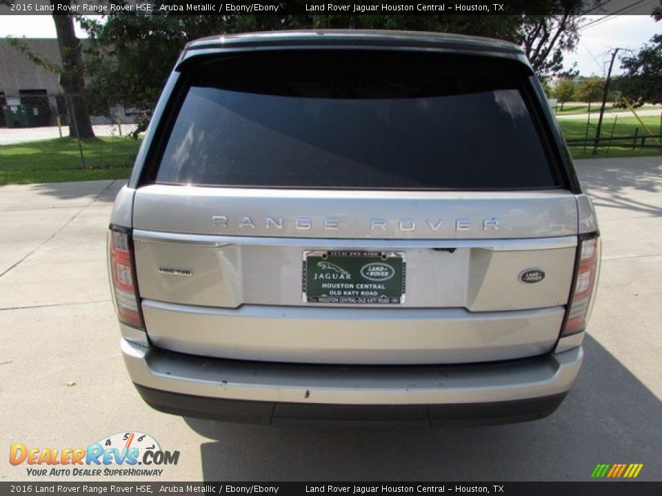 2016 Land Rover Range Rover HSE Aruba Metallic / Ebony/Ebony Photo #8