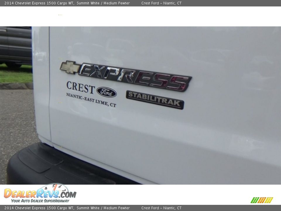 2014 Chevrolet Express 1500 Cargo WT Summit White / Medium Pewter Photo #9