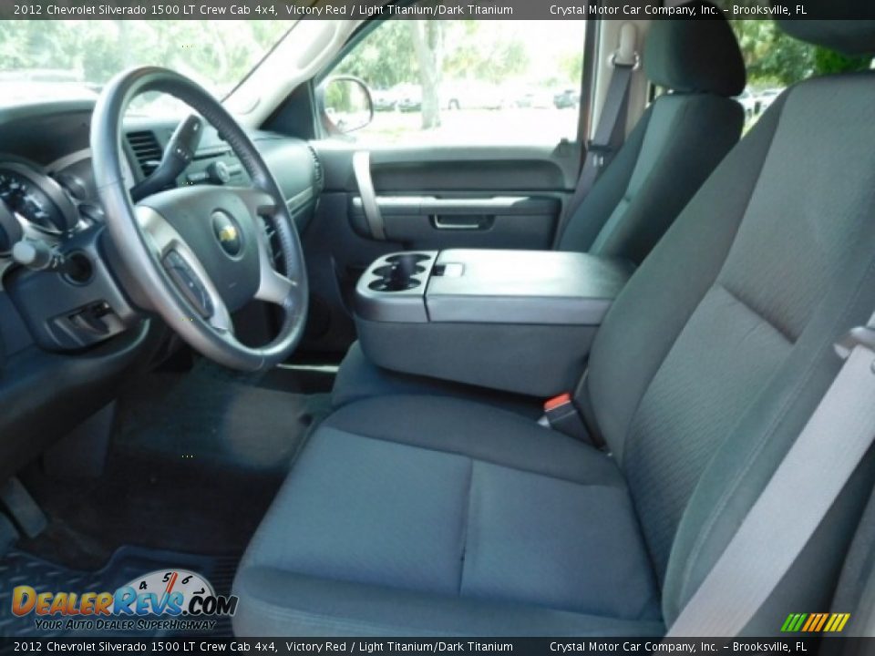 2012 Chevrolet Silverado 1500 LT Crew Cab 4x4 Victory Red / Light Titanium/Dark Titanium Photo #4