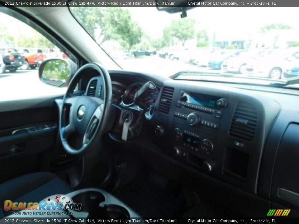 2012 Chevrolet Silverado 1500 LT Crew Cab 4x4 Victory Red / Light Titanium/Dark Titanium Photo #11