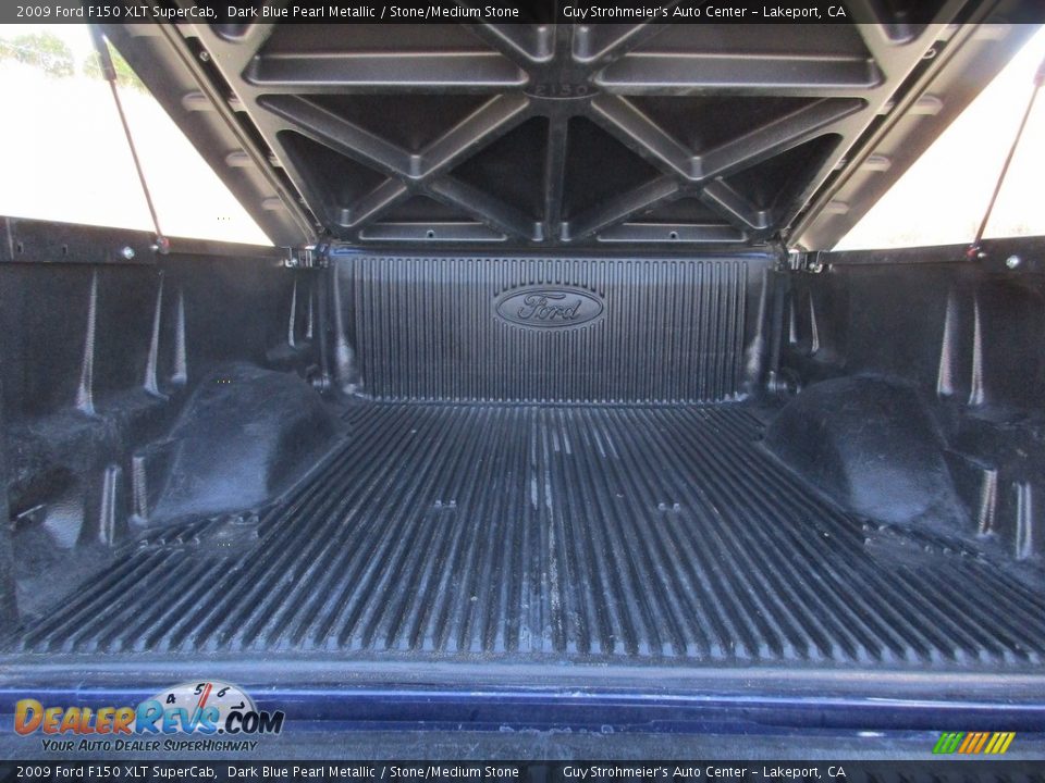 2009 Ford F150 XLT SuperCab Dark Blue Pearl Metallic / Stone/Medium Stone Photo #25