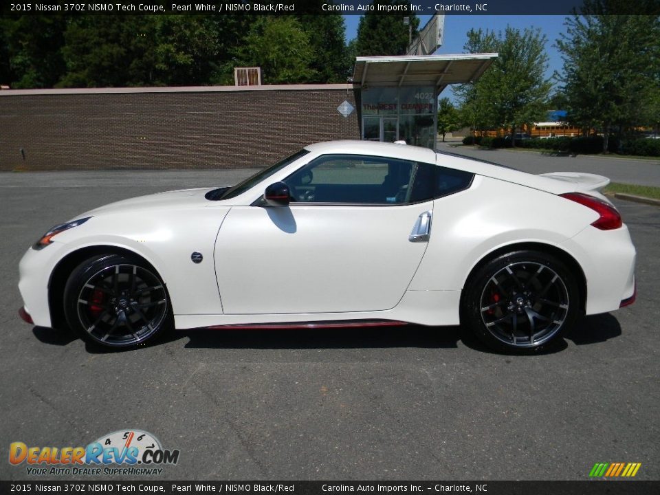Pearl White 2015 Nissan 370Z NISMO Tech Coupe Photo #7