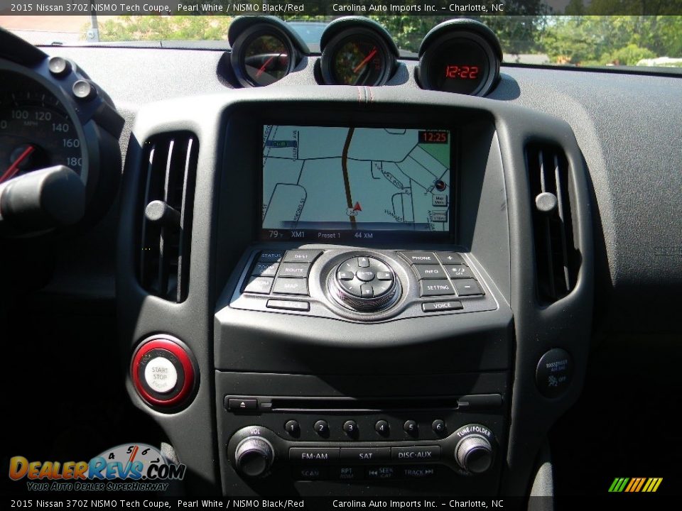 2015 Nissan 370Z NISMO Tech Coupe Pearl White / NISMO Black/Red Photo #15