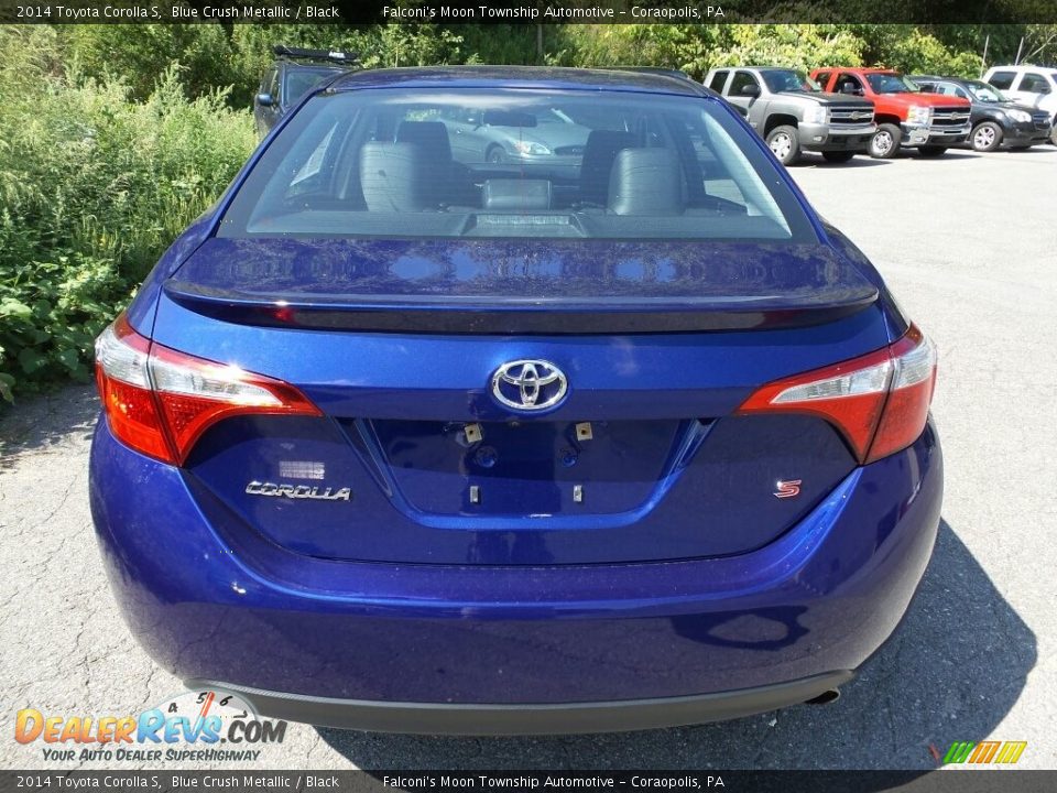 2014 Toyota Corolla S Blue Crush Metallic / Black Photo #3