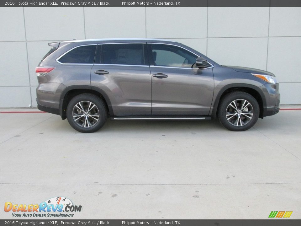2016 Toyota Highlander XLE Predawn Gray Mica / Black Photo #3