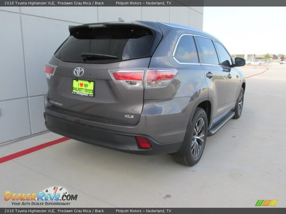 2016 Toyota Highlander XLE Predawn Gray Mica / Black Photo #4