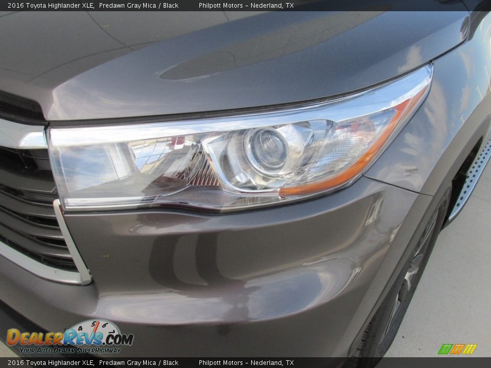 2016 Toyota Highlander XLE Predawn Gray Mica / Black Photo #9