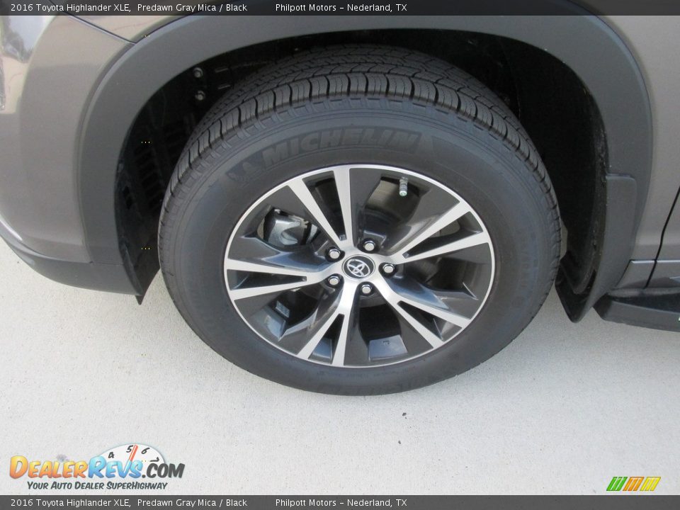 2016 Toyota Highlander XLE Predawn Gray Mica / Black Photo #11