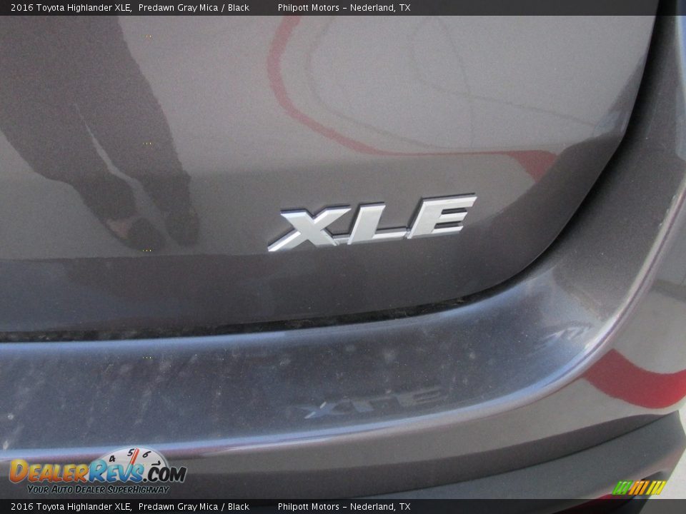 2016 Toyota Highlander XLE Predawn Gray Mica / Black Photo #15